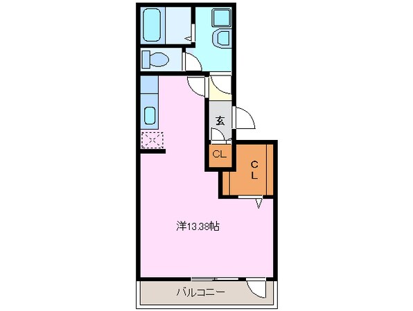 三日市駅 徒歩8分 1階の物件間取画像